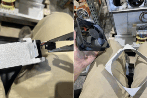 ABB Robot Remove the Fan Fan Cleaning